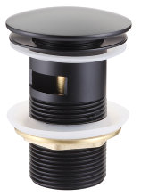 REN bunnventil pop-up svart 1 1/4"